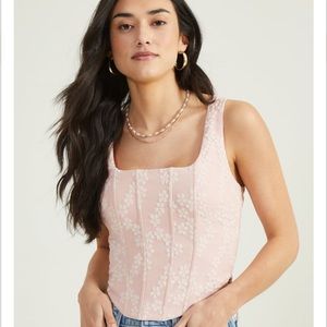 Altar’D State Floral Corset Tank. Never been worn. Size small.